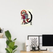 Kensei Bär Scroll Poster (Heimbüro)