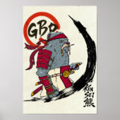 Kensei Bär Scroll Poster (Vorne)