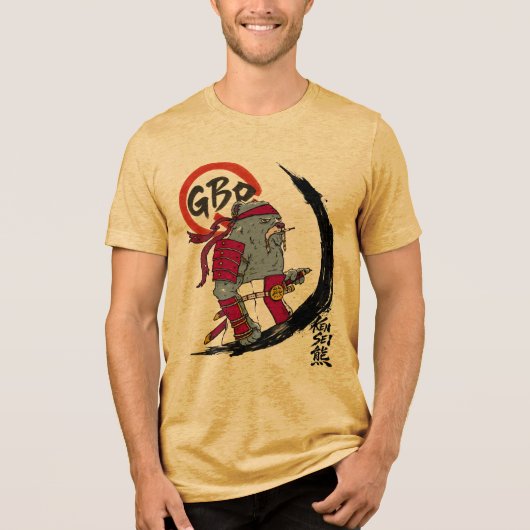 Kensei Bear II Tri-Blend Shirt (Vorderseite)