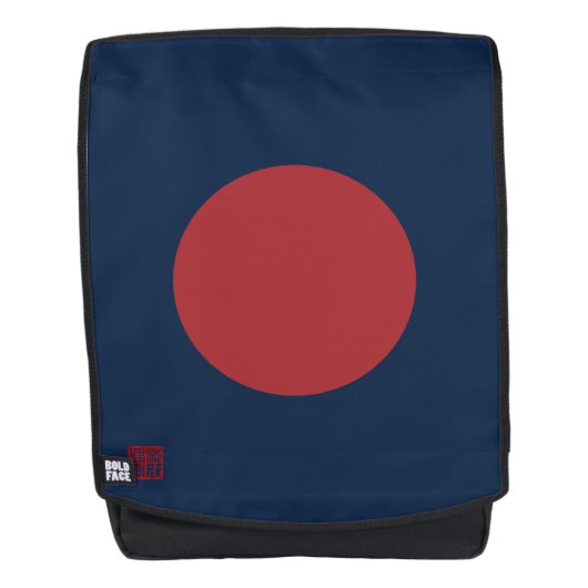 Kenshin Uesugis Uma-jirushi Rucksack (Vorderseite)