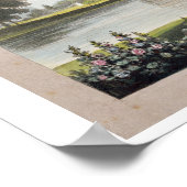 Kensington Palace (farbige Litho) Poster (Ecke)