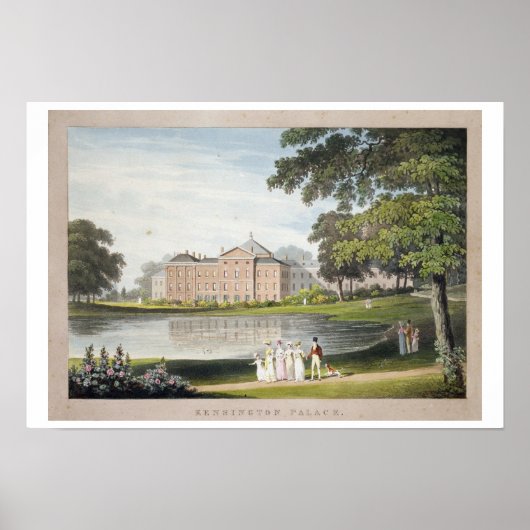 Kensington Palace (farbige Litho) Poster (Vorne)