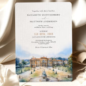 Kensington Palace Gardens London UK Wedding Einladung