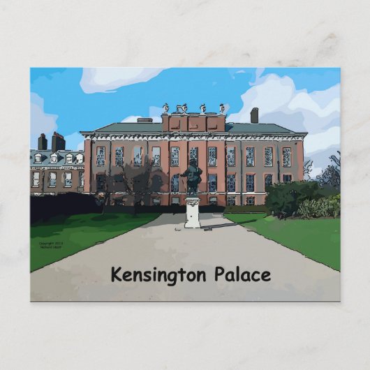 Kensington-Palast Postkarte (Vorderseite)