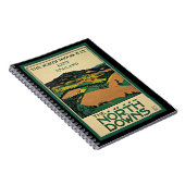 Kent, England, North Downs, Notizblock (Rechte Seite)