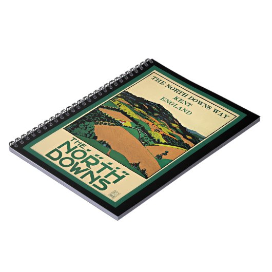 Kent, England, North Downs, Notizblock (Linke Seite)