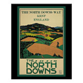 Kent, England, North Downs, Poster (Vorderseite)