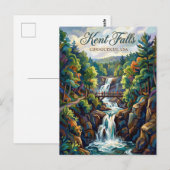 Kent Falls State Park Connecticut Postkarte (Vorne/Hinten)