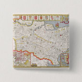 Kent, graviert von Jodocus Hondius Button (Vorderseite)