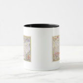 Kent, graviert von Jodocus Hondius Tasse (Zentrum)