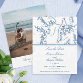 Kent Island Maryland Hochzeit in Urlaubsort Save The Date