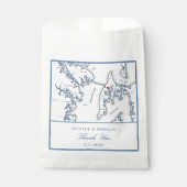 Kent Island Maryland Vielen Dank für Ihre Hochzeit Geschenktütchen (Vorderseite)