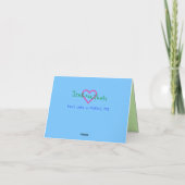 KENT LAKE GREETING CARD KARTE (Rückseite)