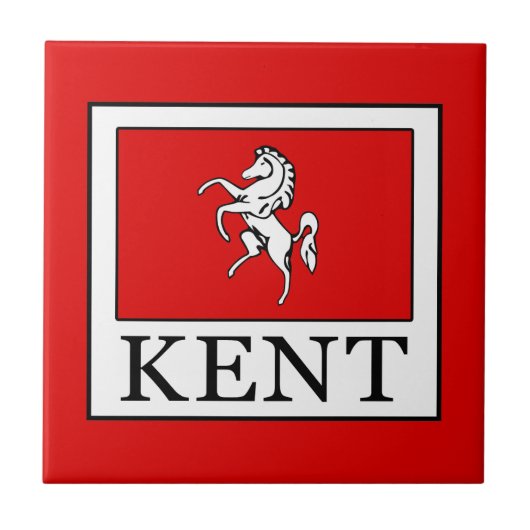 Kent Landkreis England Fliese (Vorderseite)