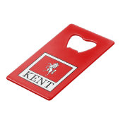 Kent Landkreis England Geldbeutel Flaschenöffner (Vorderseite Schrägansicht)