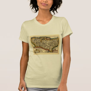 Kent Landkreis England Old Antiquarian John Speed  T-Shirt
