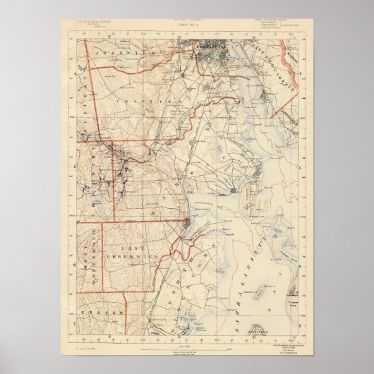 Kent Landkreis, Rhode Island Poster (Vorne)