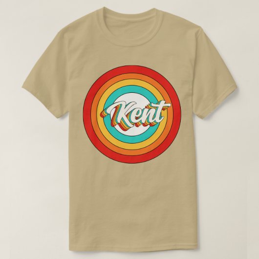 Kent Name Shirt Vintag Kent Circle (Design vorne)