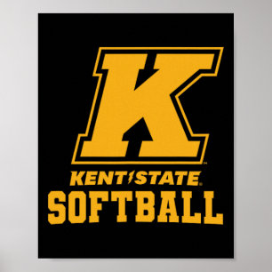 Kent State University Softball-Bekleidung Sportfan Poster