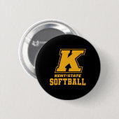 Kent State University Softll Bekleidung Sportfan  Button (Vorne & Hinten)