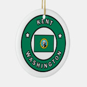 Kent Washington Keramik Ornament (Rechts)