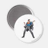 Kent wechselt in Superman Magnet (Vorderseite/Rückseite)