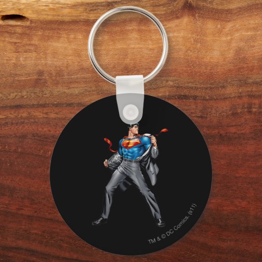 Kent wechselt in Superman Schlüsselanhänger (Vorderseite)
