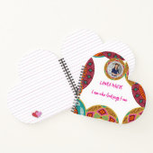 Kente African Pattern Notebook | Spiral Notebook Notizblock (Innenseite)