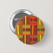 kente african print button (Vorne & Hinten)