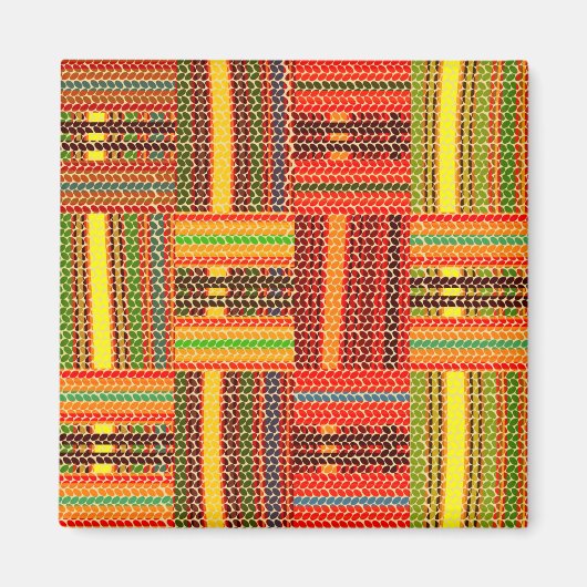 kente african print magnet (Vorne)