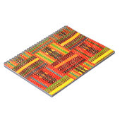 kente african print notizblock (Linke Seite)