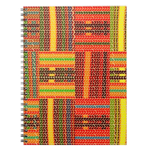 kente african print notizblock (Vorderseite)
