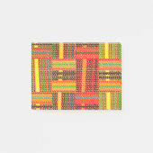 kente african print post-it klebezettel (Vorderseite)