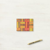kente african print post-it klebezettel (Auf Schreibtisch)