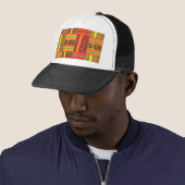 kente african print truckerkappe (Beispiel)