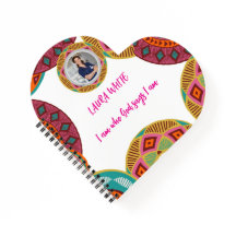 Kente Afrikanisches Muster Notizbuch | Spiralnotiz