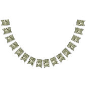 Kente Block - Heritage Olive Wimpelkette (Alle)