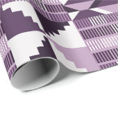 Kente Block - Smoky Plum Geschenkpapier (Rolleneckpunkt)