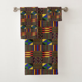 Kente Cloth Badhandtuch Set
