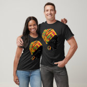 Kente Cloth Head Wrap For African American Women T-Shirt (Unisex)