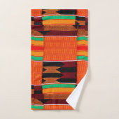 Kente Cloth Pattern Badhandtuch Set (Handtuch)