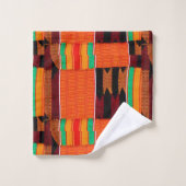 Kente Cloth Pattern Badhandtuch Set (Waschlappen)