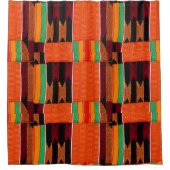 Kente Cloth Pattern Duschvorhang (Vorderseite)