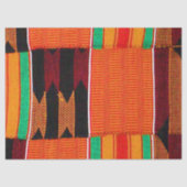 Kente Cloth Pattern Seidenpapier (Vorderseite)