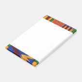 Kente Cloth Post-it Klebezettel (angewinkelt)