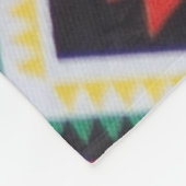 Kente Geometric Tapestry Fleecedecke (Ecke)