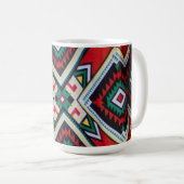 Kente Geometric Tapestry Kaffeetasse (VorderseiteRechts)