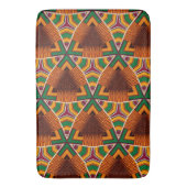 Kente Geometrics Kwanza Afrocentric Badematte (Vorderseite Vertikal)