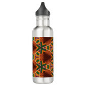 Kente Geometrics Kwanza Afrocentric Edelstahlflasche (Links)