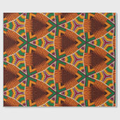 Kente Geometrics Kwanza Afrocentric Geschenkpapier (Flach)